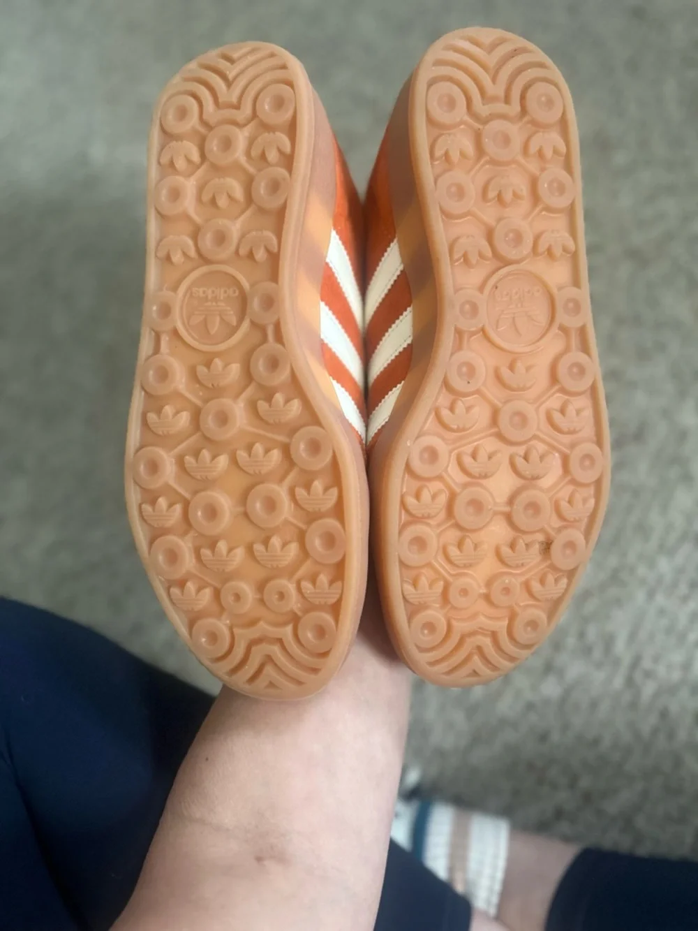 Adidas Gazelle Sneakers Orange Men’s Size 8